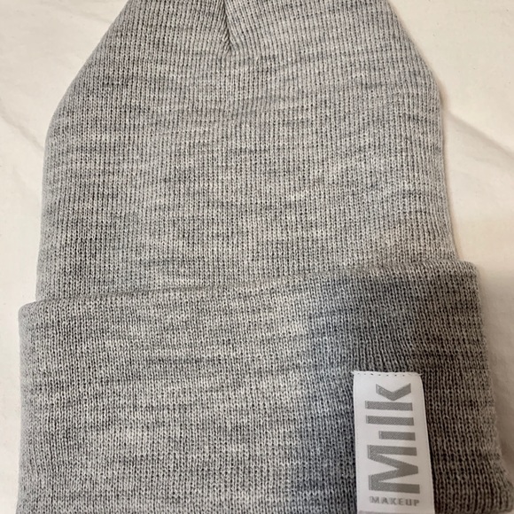 milk makeup gray beanie - Picture 2 of 2